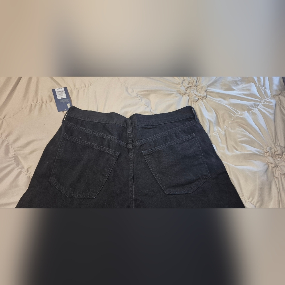 NWT Universal Thread Super Wide Leg Black Jeans - Picture 10 of 14